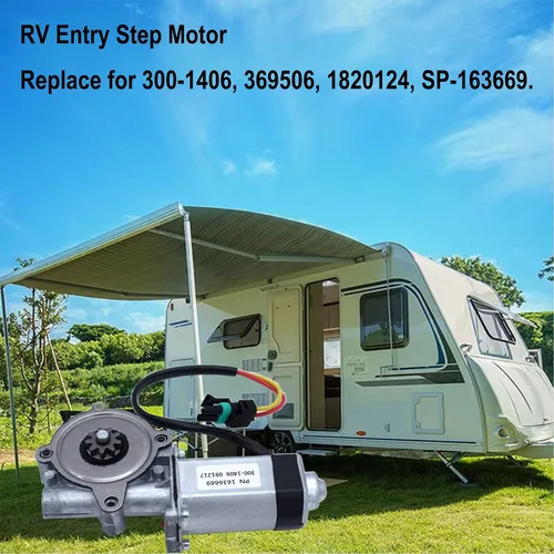 Vista 4 de MOCW 300-1406 Reemplazo del motor de entrada de RV apto para vehículos de autocaravana y vehículos de transporte de repuesto OE 369506 1820124