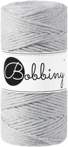 Vista 3 de Bobbiny Cordón regular de macramé de una sola capa de 0.118 pulgadas (azul), 108 yds/330 pies (100% algodón reciclado)