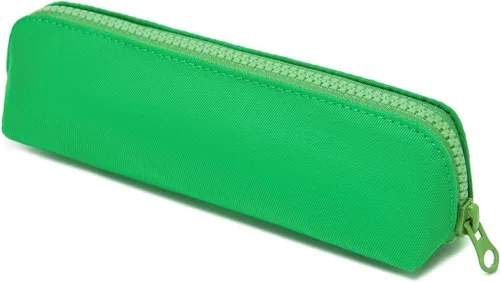 Vista 12 de Estuche para lápices de lona de algodón y bolsa de lápices multifuncional simple con cremallera Almacenamiento portátil (beige)