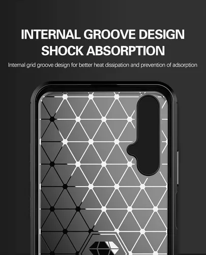 Vista 4 de Asuwish Funda de teléfono para Huawei Nova 5T/Honor 20 con protector de pantalla de vidrio templado y accesorios para celulares, silicona TPU suave