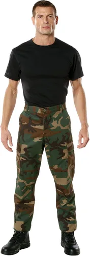 Vista 8 de Rothco - Pantalones tácticos de camuflaje estilo uniforme militar BDU, tipo cargo