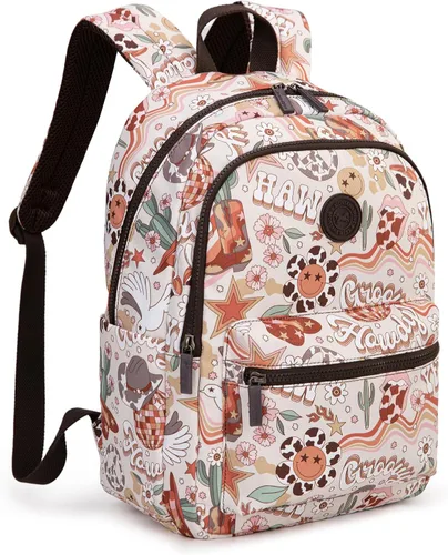 Vista 17 de Montana West - Mochila para mujeres, bolso de viaje occidental, mochila casual, mochila de día para portátil, universidad, Mediana