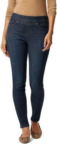 Vista 24 de Signature by Levi Strauss & Co. Gold - Pantalones de mezclilla ajustados, totalmente moldeadores, con cierre de cremallera, para mujer