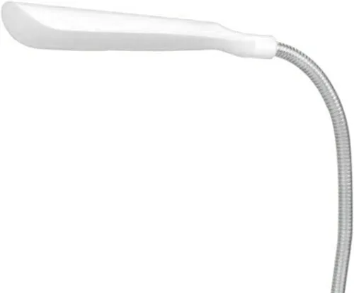 Vista 2 de ONWRACE Lámpara de escritorio ajustable flexible lámpara de mesa conveniente seguro blanco