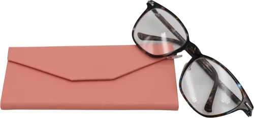Vista 100 de Real Sic Funda para lentes de sol para hombres y mujeres, soporte magnético plegable para lentes de sol, inspirado en el color sólido