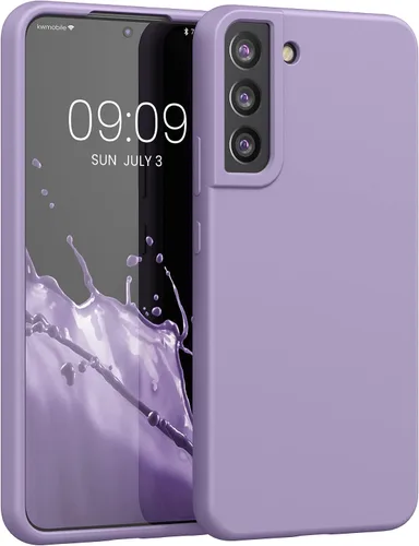 Vista 301 de kwmobile Funda compatible con Samsung Galaxy S9 - Funda de silicona TPU con acabado suave - Blue Reef