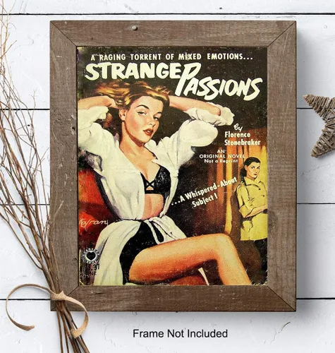 Vista 7 de Arte de pared de ficción lesbiana – Accesorios LGBTQ – Póster de novela romántica – Regalos lesbianas para novia, mujer, queer, gay, bi – imagen