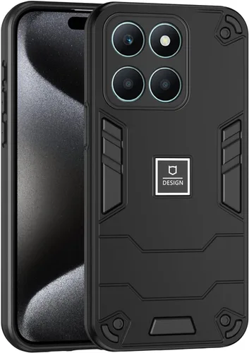 Vista 34 de Generic Funda compatible con Redmi A1, compatible con Redmi A2 Hard PC+TPU 2 en 1 a prueba de golpes, funda de protección de cámara, color negro