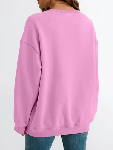 Vista 34 de EFAN Sudaderas de gran tamaño con cuello redondo Y2K para mujer, sudaderas con capucha para otoño, moda 2025, ropa para adolescentes y niñas, lindo