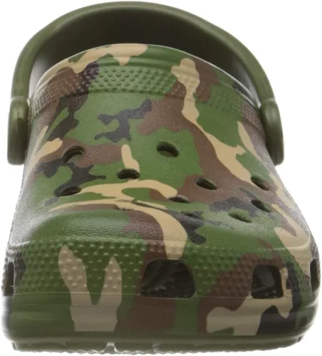 Vista 2 de Crocs Zuecos de camuflaje clásicos unisex para adultos
