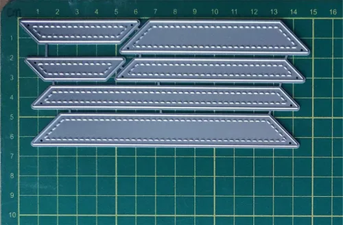 Vista 2 de Mvchifay Plantillas de metal para álbumes de recortes, herramienta de bricolaje para manualidades, acero al carbono, para hacer tarjetas de papel
