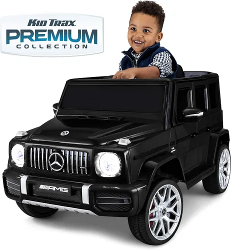 Vista 2 de Kid Trax. - Juguete eléctrico para niños, automóvil de lujo para montar, batería de 6 voltios, control remoto, edades de 3 a 5 años, varios colores.