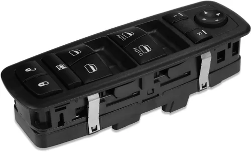 Vista 2 de Auto Dynasty Interruptor de control de ventana eléctrica maestro del lado del conductor de estilo OE compatible con Dodge Ram Truck 1500-3500 Crew