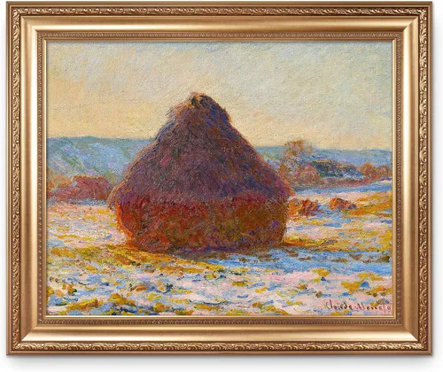 Vista 59 de A&T ARTWORK Antibes Seen from The Salis Gardens de Claude Monet Las Obras de Arte Clásico Mundial Reproducciones, Impresiones de Arte en Lienzo