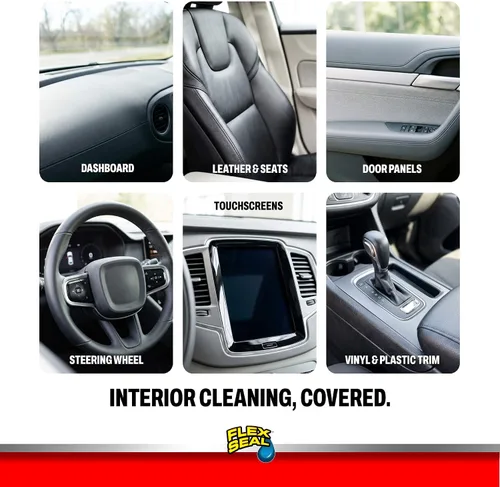 Vista 5 de Flex Seal Total Interior Detailer, acabado satinado, antiestático, 16 fl oz
