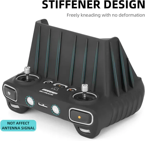 Vista 3 de Funda para controlador de control remoto Mini 3 con parasol para DJI Mini 3 Pro/Mini 3 Cámara Drone Accesorios RC Control remoto Cubierta