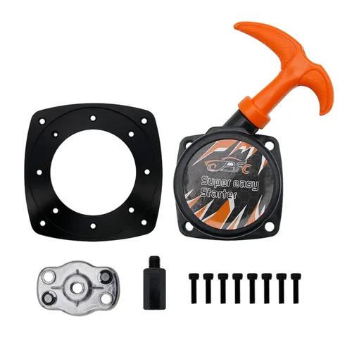 Vista 7 de FLMLF Arrancador súper fácil para Zenoah Chongyang 23CC 26CC 29CC Rovan 23-30.5CC Motor (negro)