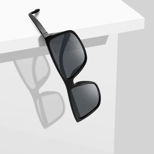Vista 2 de MERRY'S - Gafas de sol deportivas rectangulares, lentes polarizados con protección UV400, para hombres y mujeres, gafas para ciclismo, conducción
