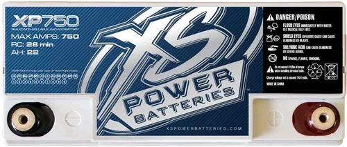 Vista 6 de XS Power XP750 XS Serie 12V 750 Amp AGM - Batería de alta salida con tornillo terminal M6