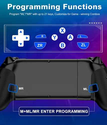 Vista 7 de LIFUFUTEE Mobile Gaming Controller for iPhone/Android, Wireless Phone Controller with Hall Joysticks/Triggers, Mobile Controller Support Phone Case