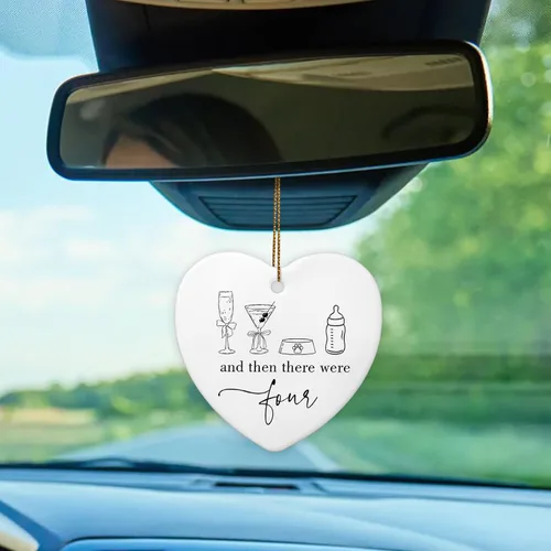 Vista 6 de and then there were four new parents Gifts for Couples Family of Four Christmas Ornament 2026 Regalos para mamá y papá por primera vez para mamá