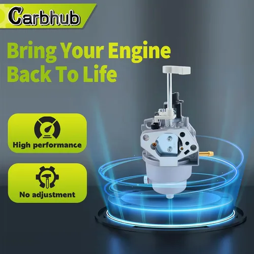 Vista 4 de Carbhub RY906500S Carburador apto para generador Ryobi RY906500S 6500 8125 vatios, carburador RY906500S, carburador Huayi RY906500S