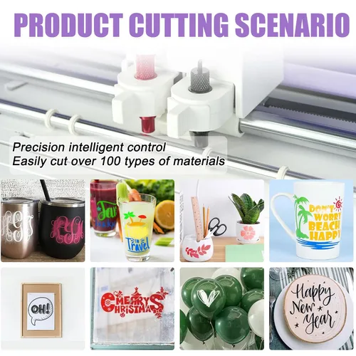 Vista 6 de Máquina automática de corte y estampado en relieve, máquina cortadora de manualidades de escritorio de precisión para más de 100