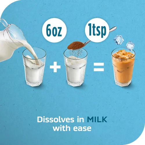 Vista 4 de NESCAFÉ Ice Roast, Café instantáneo helado, 2 frascos (170 g cada uno) Café instantáneo, tostado para helado; 2 frascos, 6 onzas cada uno