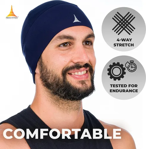 Vista 27 de Gorro para correr o forro para casco: máxima retención térmica y absorción de la humedad. Se ajusta debajo de cascos.