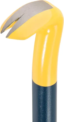 Vista 3 de ESTWING Práctico extractor de uñas de garra, barra de palanca de 10 pulgadas con construcción de acero forjado y agarre de cojín de vinilo - HC-10