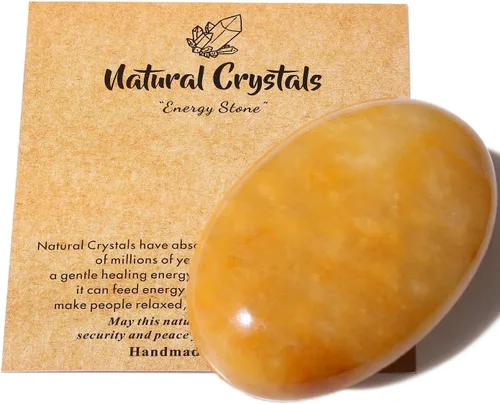 Vista 12 de MAIBAOTA Piedra de Cristal de Ojo de Tigre de 2.4" Pulida para Palma de 0.7" de Grosor Piedra Natural de Reiki Gema Cristales Curativos Piedra