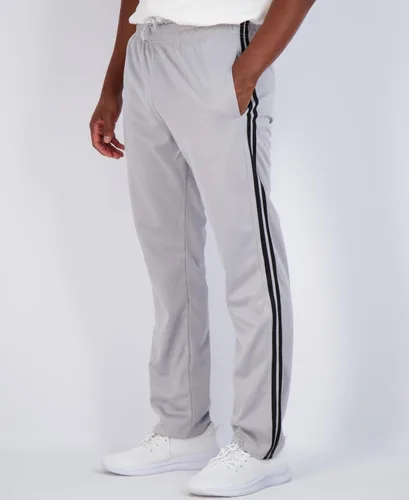 Vista 4 de Real Essentials Paquete de 3 pantalones deportivos de tricot para hombre, con parte inferior abierta, con bolsillos