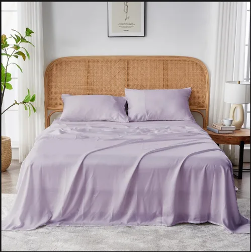 Vista 28 de Sijo AiryWeight Set de sábanas de Tencel, 100% Lyocell derivado del eucalipto, extremadamente suave, ganador de las mejores sábanas de enfriamiento