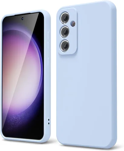 Vista 366 de oakxco Funda para teléfono Samsung Galaxy S8 de silicona líquida, delgada y fina de gel de goma suave TPU cubierta protectora simple llana