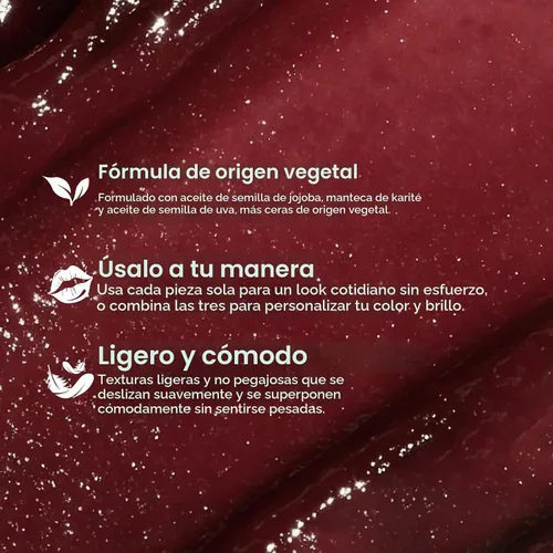 Vista 5 de KIMUSE Juego combinado de labios voluminosos de 3 pasos para piel madura