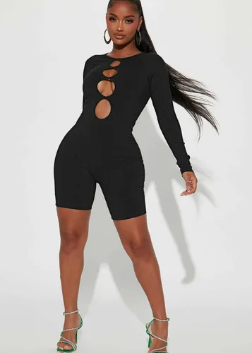 Vista 7 de MOEENCN Overol sexy con hombros descubiertos para mujer, de verano, de malla transparente, de leopardo, manga larga, para fiesta, club, ropa urbana