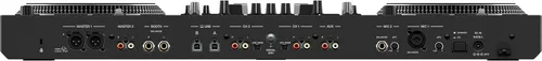 Vista 4 de Controlador DJ Serato Pioneer DDJ-REV7 de 2 plataformas con cubierta de policarbonato Decksaver DS-PC-DDJREV7 para Pioneer DDJ-REV7