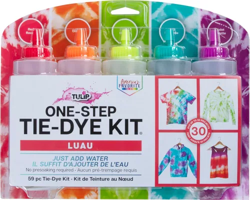 Vista 11 de Kit de teñido anudado artesanal Tulip con botella para mezclar colores, nuestros colores más vibrantes Artesano