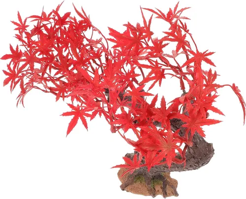 Vista 10 de Decoración para el hogar, plantas de flores artificiales, decoración de platos de sushi, flor japonesa, sushi, restaurante, árbol, adorno de plato