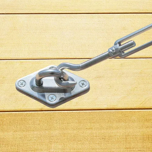 Vista 6 de Kit de accesorios para toldo, instalación de vela rectangular / cuadrada resistente y antioxidante para patio, césped y jardín (44 piezas)