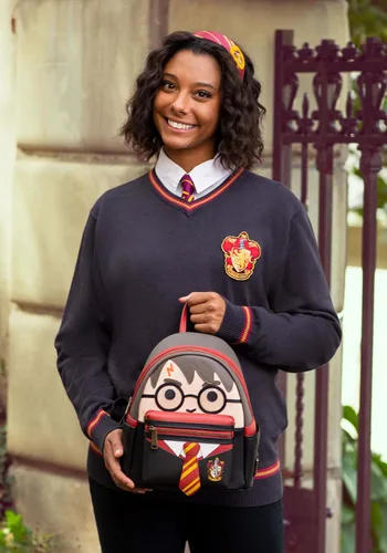 Vista 8 de Fun Costumes Suéter de uniforme Gryffindor de Harry Potter para adultos, Negro