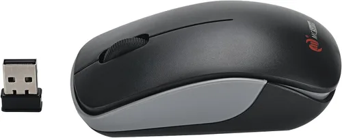 Vista 3 de MCSaite 2.4G Slim Ratón inalámbrico con Nano Receptor (negro)