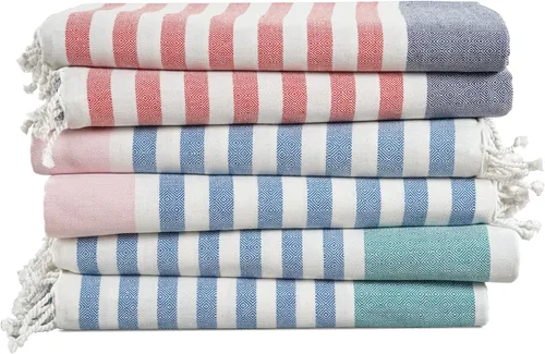 Vista 32 de LANE LINEN Toalla de Playa, Paquete de 2 Toallas de Playa de Gran Tamaño, 39"x71", Toallas de Piscina de Secado Rápido para Adultos, Absorbentes a