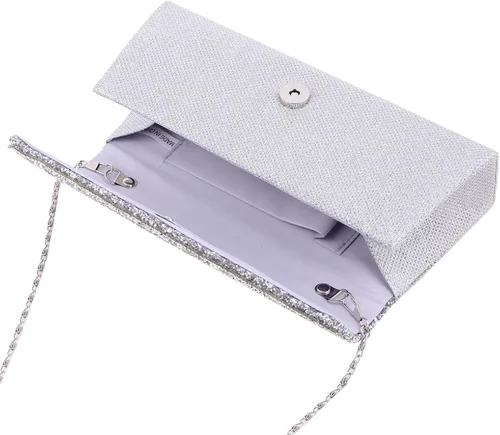 Vista 4 de Damara Mujer Deslumbrante Crystal recortar clásico Embrague Bolsa de cóctel