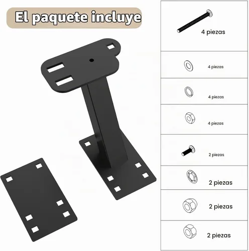Vista 7 de Soporte para neumáticos de repuesto: soporte de neumático de repuesto para remolque, se adapta a la mayoría de ruedas de 4 y 5 tuercas, soporta