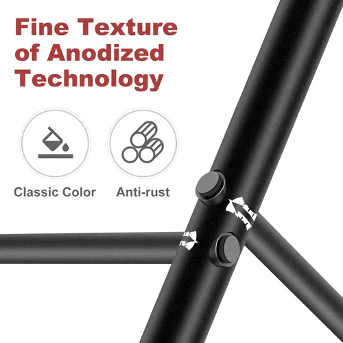Vista 4 de Estante de almacenamiento para bicicletas, soporte de almacenamiento para bicicletas de piso, eje pasante, soporte de bicicleta de aleación