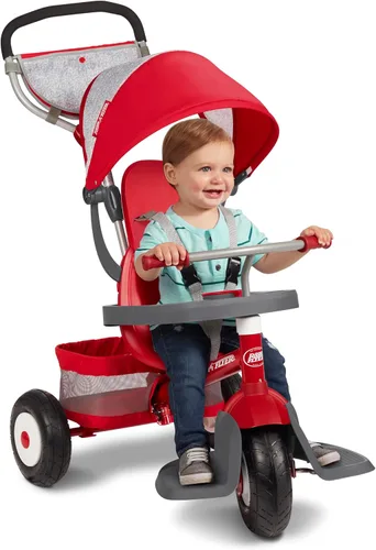 Vista 10 de Carretilla Ride On para niños Radio Flyer, talla única , Rojo