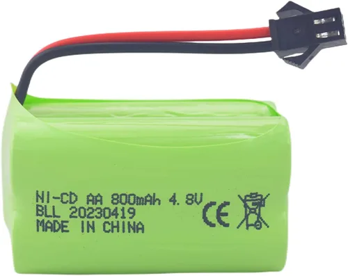 Vista 5 de AA 4.8V 800mah SM-2P Plug Batería recargable con cable de carga USB para 1/28 Stunt RC car C128 1/28 NB2801 NB2802 NB2803 doble cara Tumbling Spin
