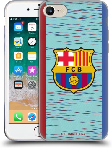 Vista 57 de Head Case Designs Funda de gel suave con licencia oficial del FC Barcelona Away 2023/24 compatible con Apple iPhone 7 Plus/iPhone 8 Plus