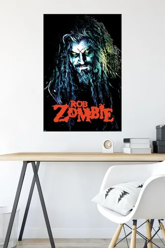 Vista 4 de Rob Zombie - Póster de pared HellBilly de 34 pulgadas de largo x 22.4 pulgadas de ancho, versión sin marco